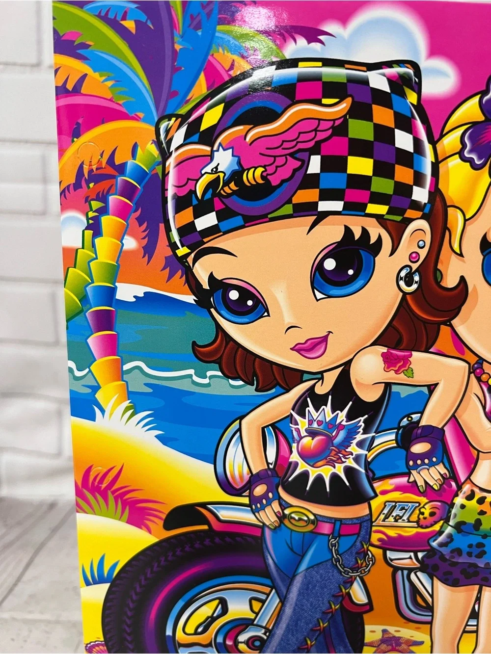 Vintage Lisa Frank Best Budz Brooklyn Cassie Board Bike Pocket Folder 05-06 Y2K